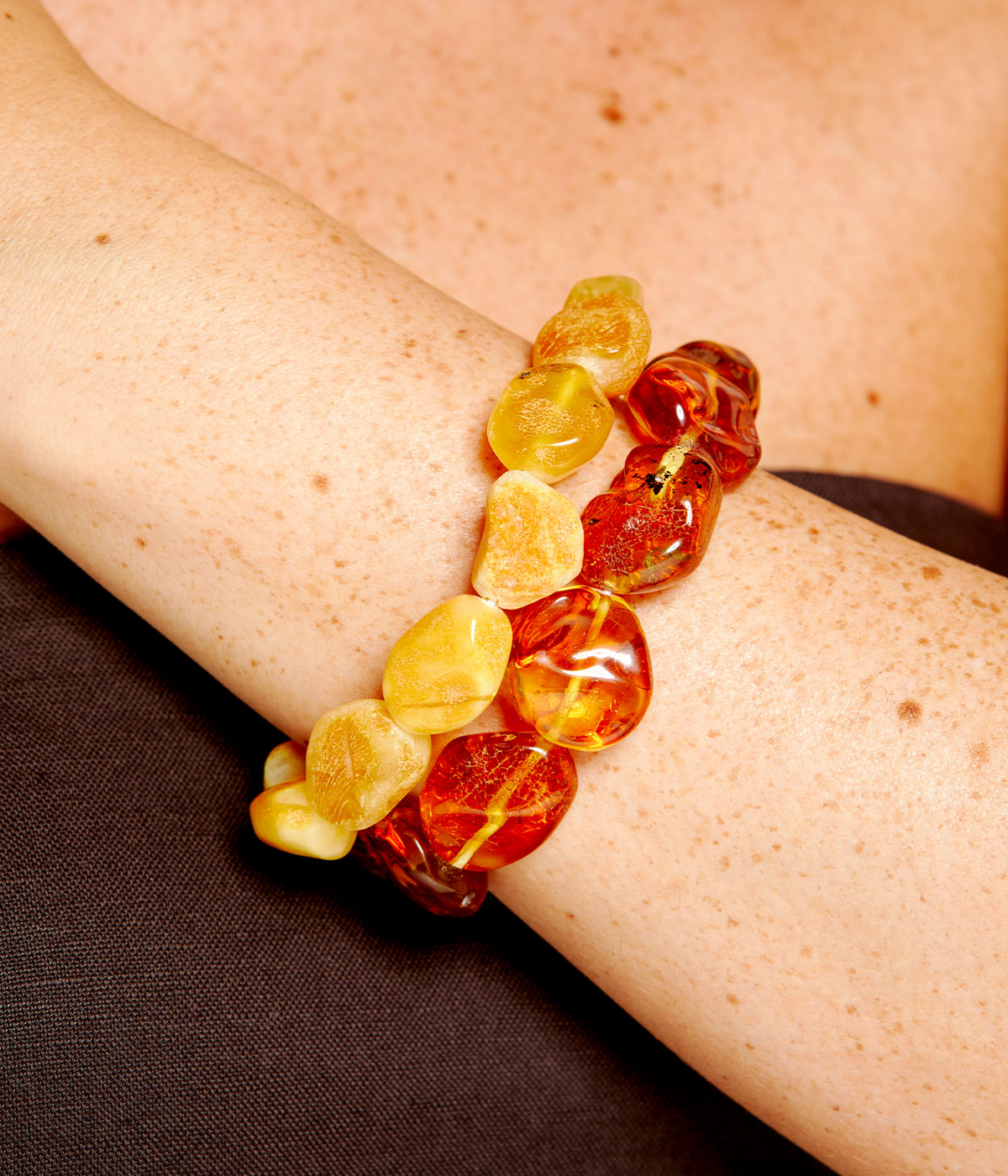 Yellow Tone Unisex Bracelet