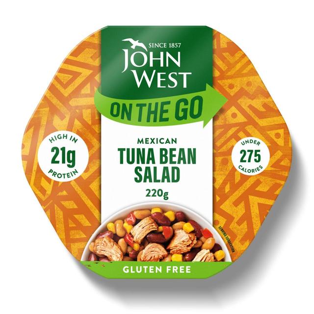 6 x John West On The Go Leichter mexikanischer Thunfisch-Bohnensalat 220g
