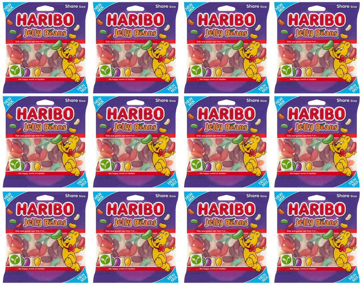 12 x Haribo Jelly Beans 140G