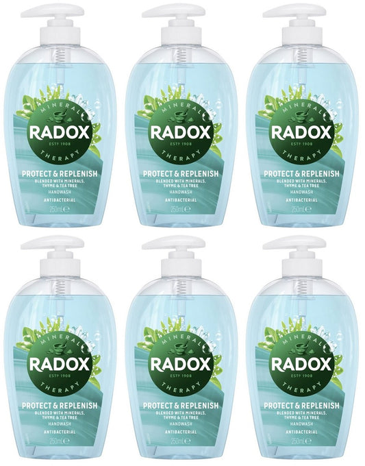 6 x Radox Replenishing & Hygienic Handwaschmittel 250ml