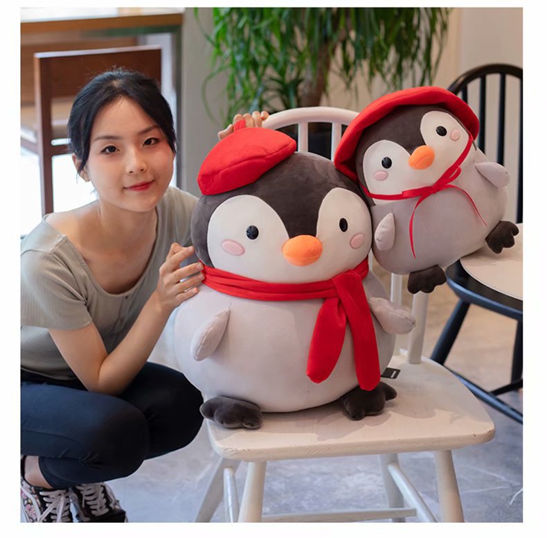 Penguin doll plush toy children's day gift