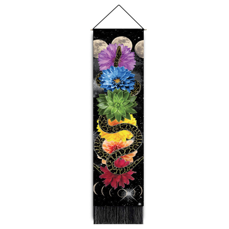 Decorative Hanging Paintings Printed Home Decor Wall Hangings Tassel Tapestries