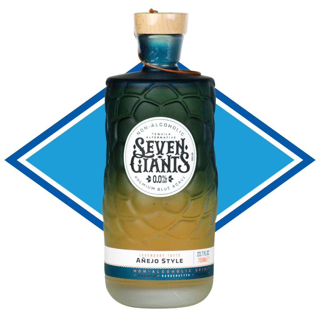 Seven Giants Añejo Style Alcohol-Free Tequila | Organic Blue Agave