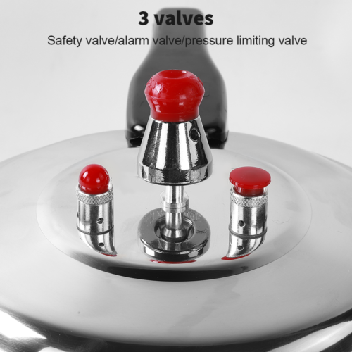 7L Aluminium Pressure Cooker Dual Handle Heavy Duty Kitchen Cooking Pot