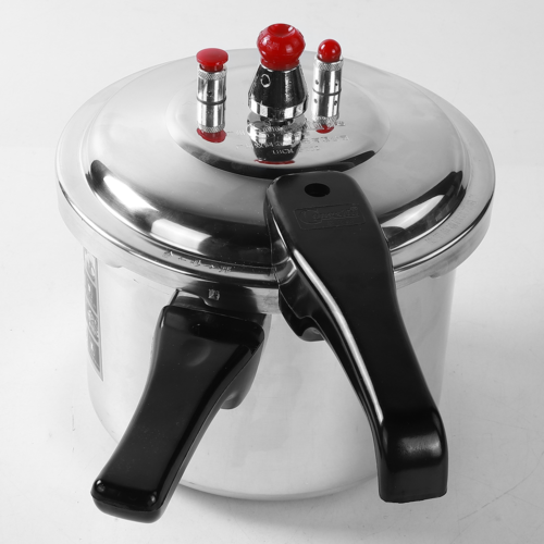 7L Aluminium Pressure Cooker Dual Handle Heavy Duty Kitchen Cooking Pot