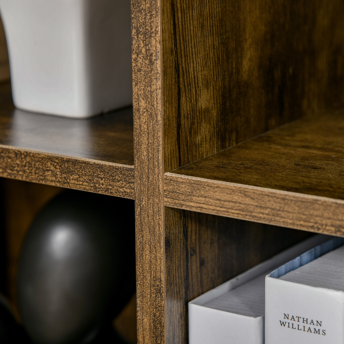 Cubic Cabinet Bookcase Storage Shelves Display for Study, Home, Office