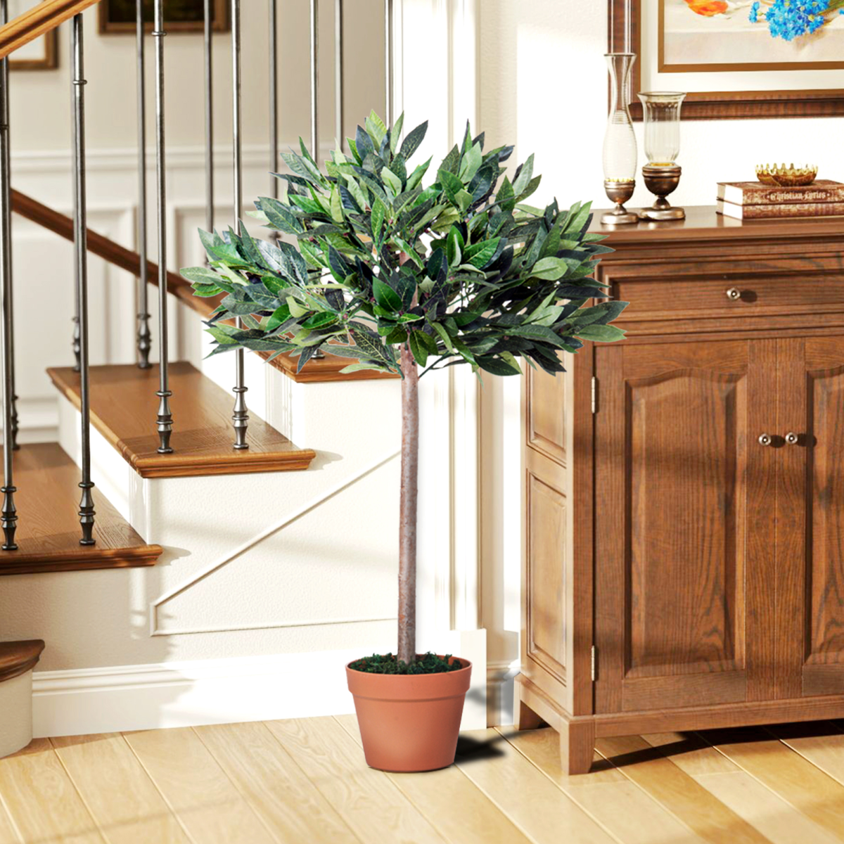 Artificial Olive Tree Plant, 90 cm