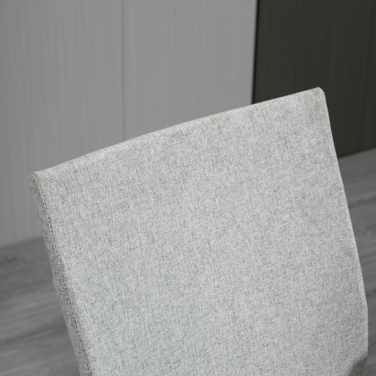 Office Chair Linen Swivel Computer Desk Chair Home Study Task Chair, Light Grey