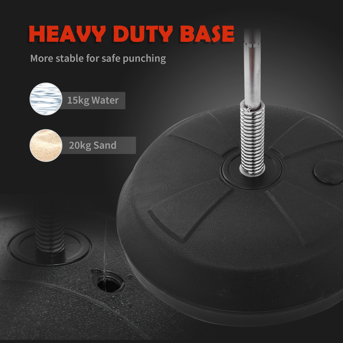 Adjust Kids Training Boxing Punching Ball Bag Boxing Punching w/ Gloves HOMCOM