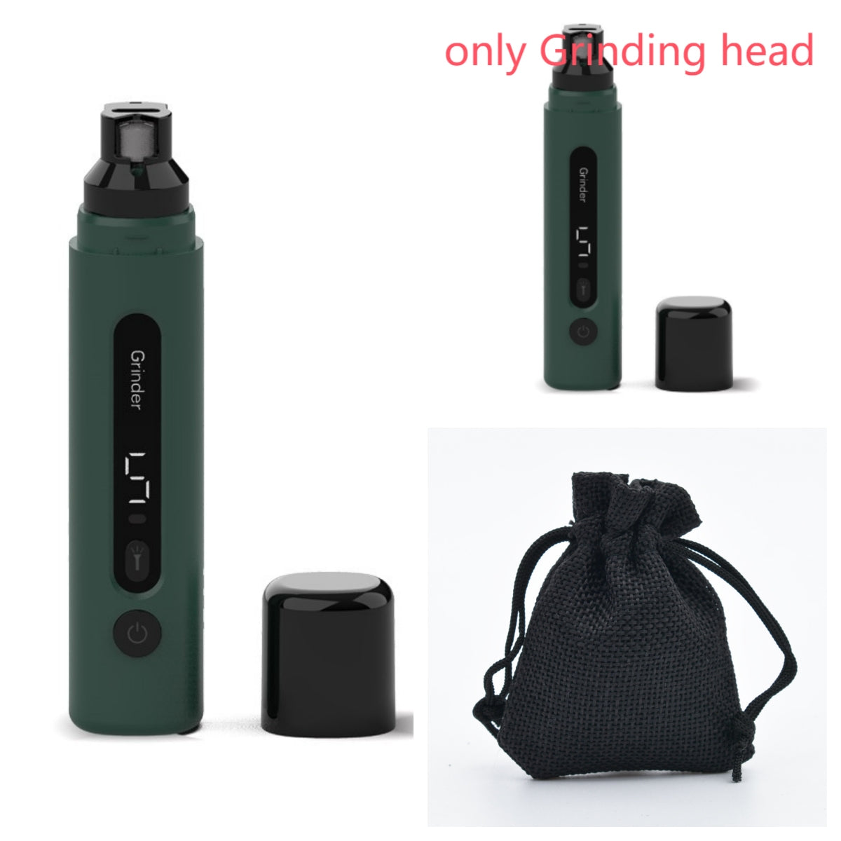 Dog Nail Grinder Electric Pet Nail Trimmers Rechargeable Cat Nail Grinders Super Quiet With 5-Speed Setting For Small Medium Large Dogs Cats Claw Care Pet Products