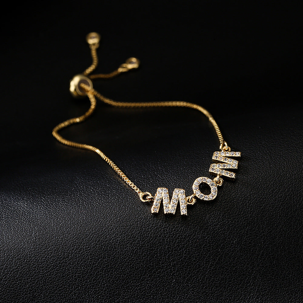 Mother's Day Gift Copper Micro-Set Zircon Bracelet