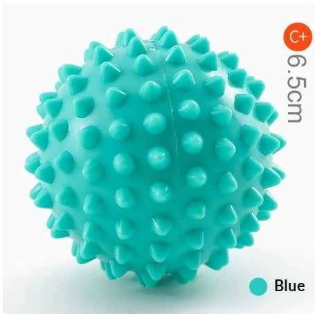 Hard thorn massage ball hand holding thorn ball touch training ball pvc acupressure massage ball yoga ball