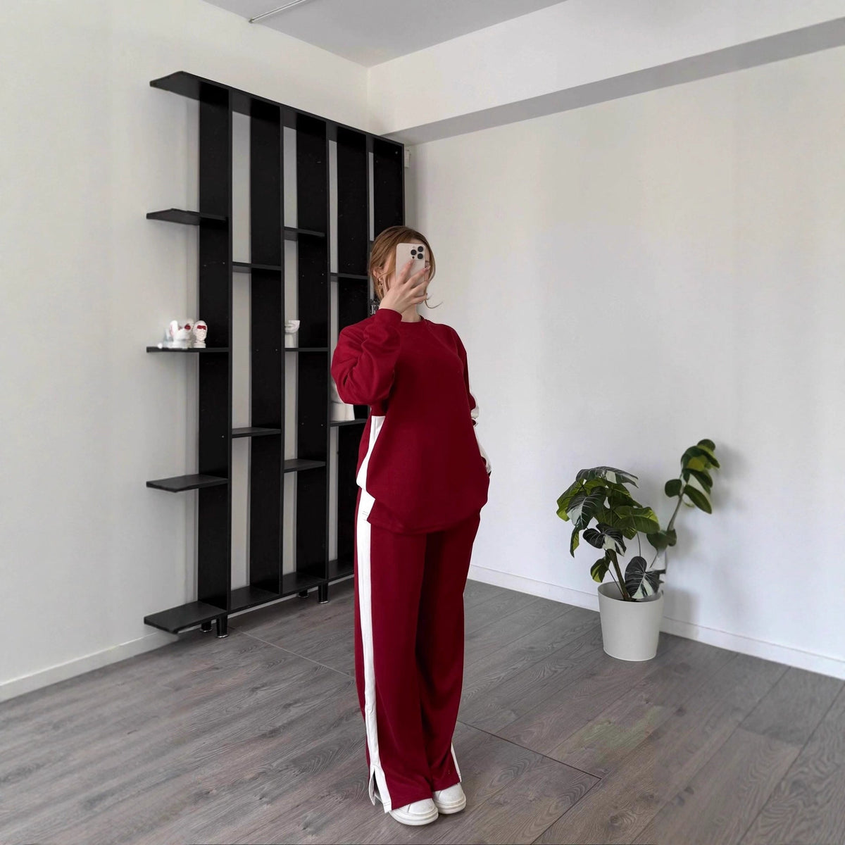 European And American Fashion Casual Exercise Contrast Color Suit