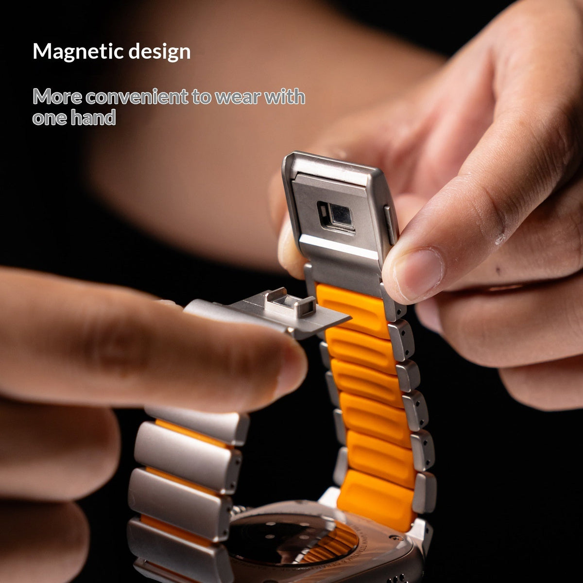 Titanium Norman Magnetic Clasp Ultra3 Watch Strap