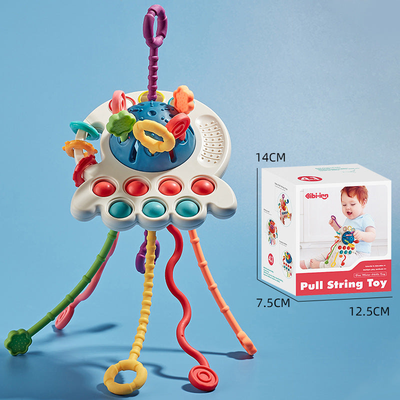 Baby's Funny Finger Puff Toy Can Be Pressed