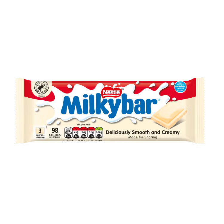 20 x Milkybar Weiße Schokolade zum Teilen – 90 g