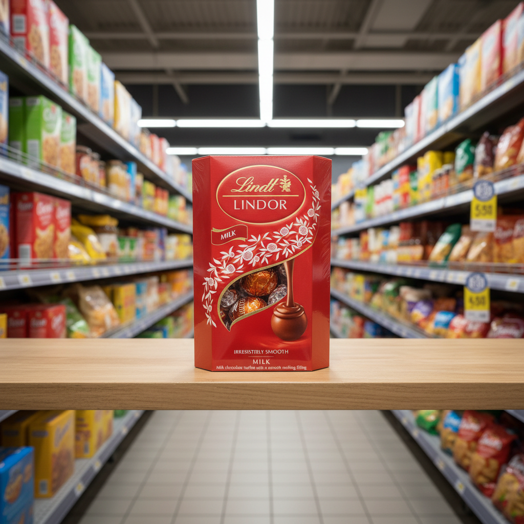 8 x Lindt Lindor Milchschokolade Trüffel Schachtel Cornet - 200g