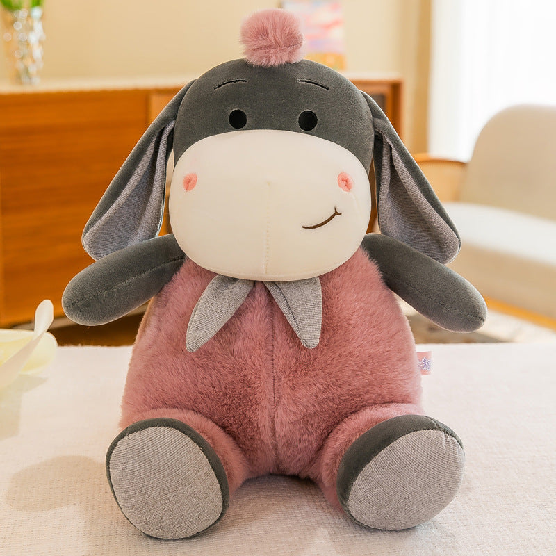 Creative And Cutesy Taro-flavored Donkey Plush Toy