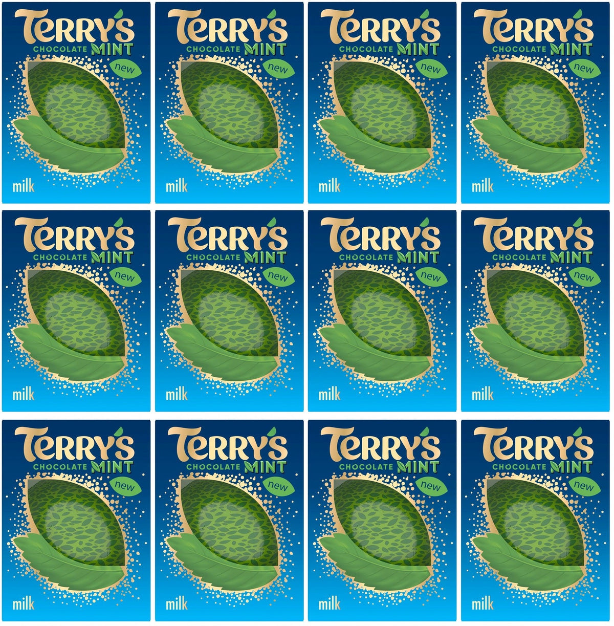 12 x Terry's Chocolate Mint Milk 145G