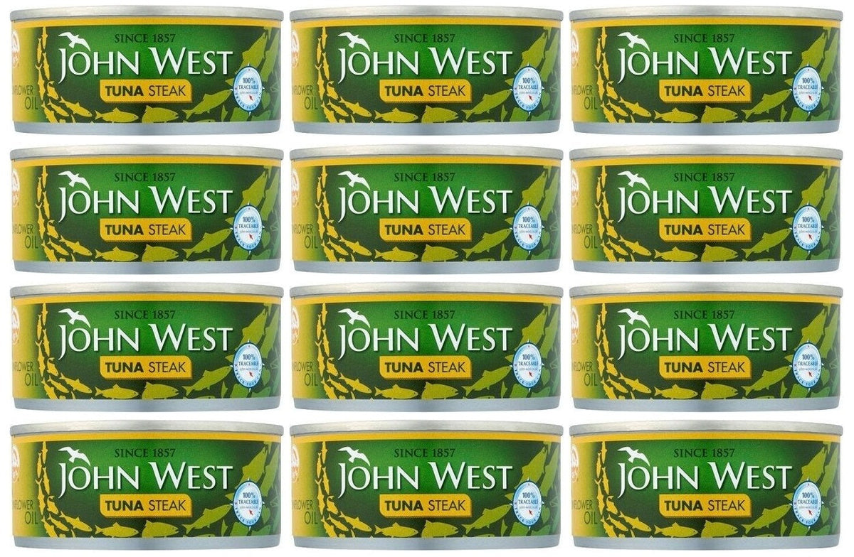 12 x John West Thunfisch-Steak in Sonnenblumenöl 160g