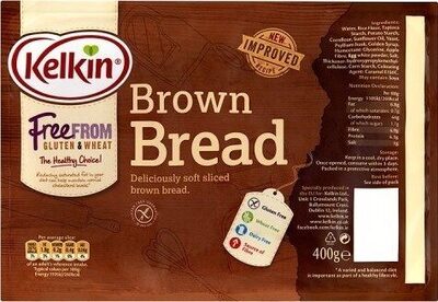 6 x Kelkin Pan Integral Sin Gluten 400G