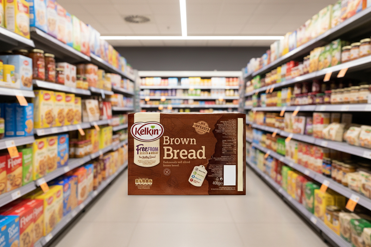 6 x Kelkin Pan Integral Sin Gluten 400G