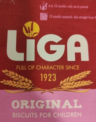 16 x Galletas Originales Liga para Niños a partir de 6 Meses 175G