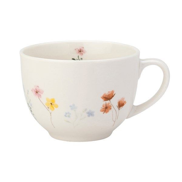 Pressed Flowers Hug Mug