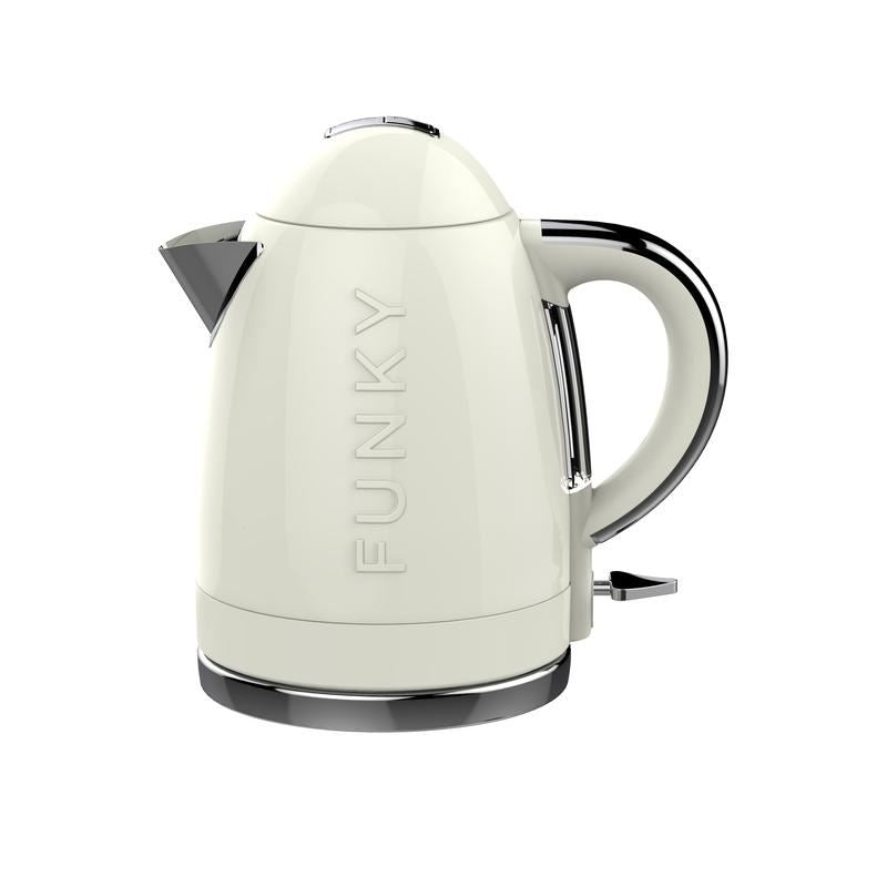 The Funky Appliance Company 1.7 Litre Funky Cream Kettle UK Plug