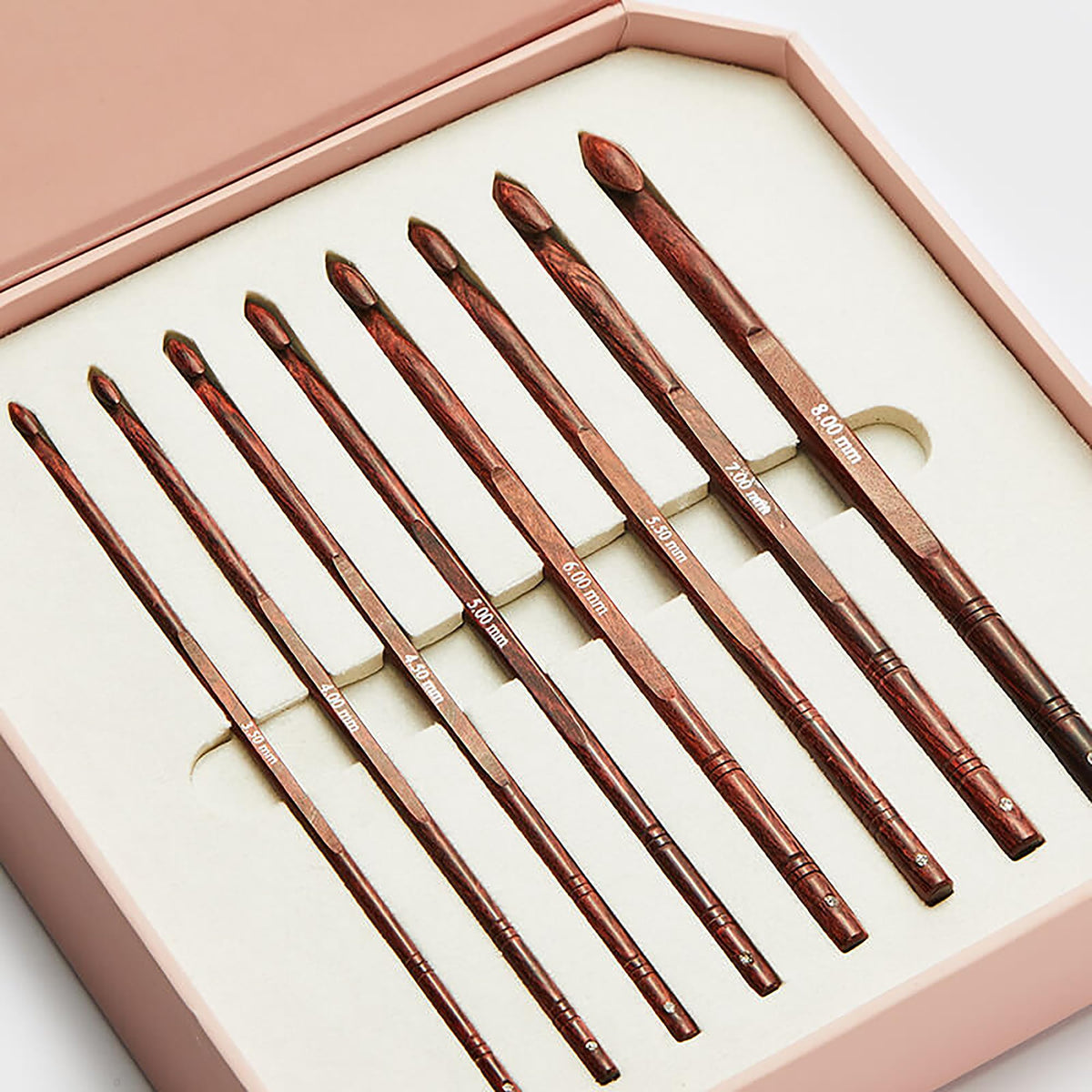 KnitPro Deluxe Gift Set - Symfonie Rose Crochet Hooks (3.50-8.00mm)