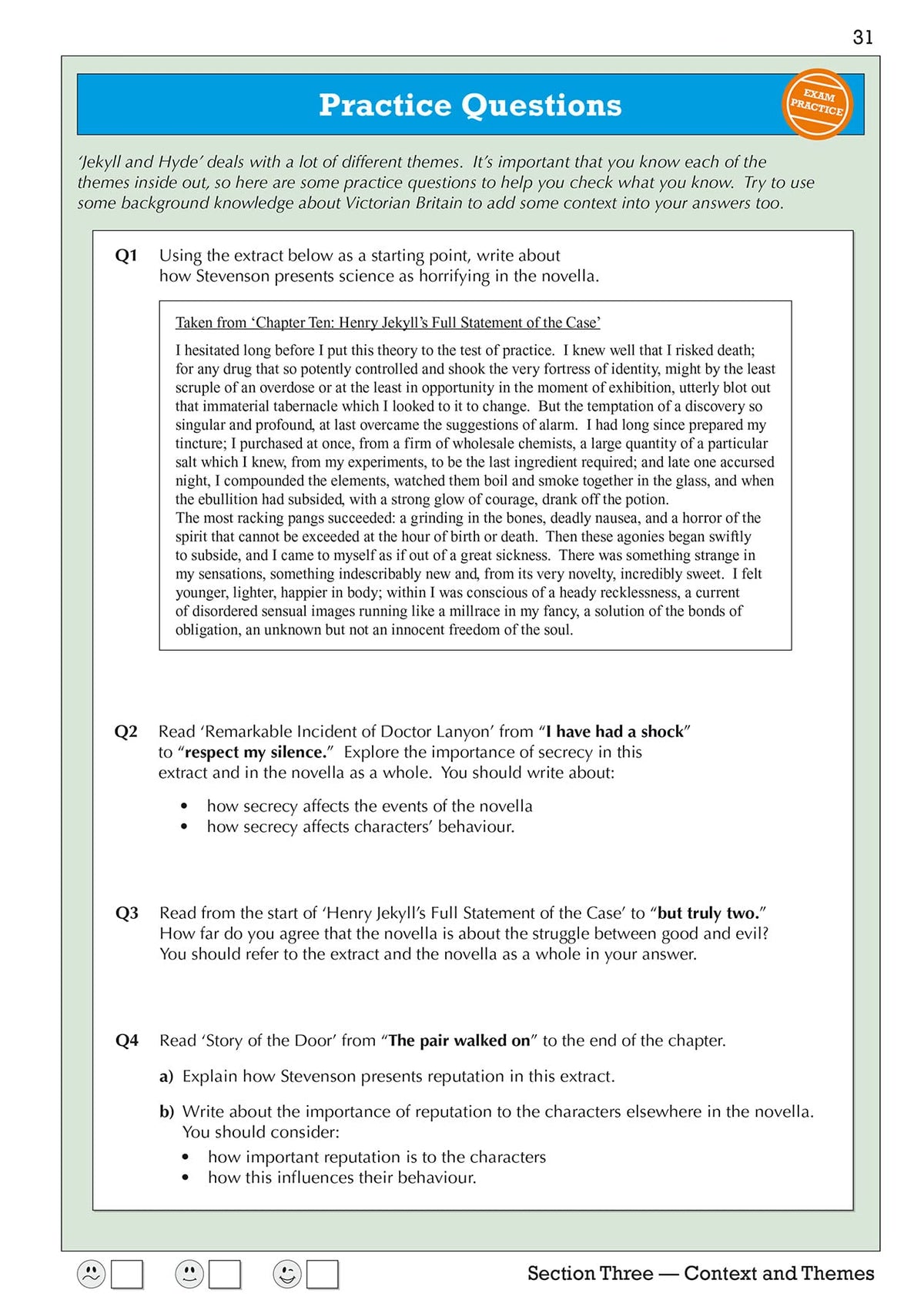 GCSE English - Dr Jekyll and Mr Hyde Workbook (includes Answers): for the 2024 and 2025 exams (CGP GCSE English Text Guide Workbooks)
