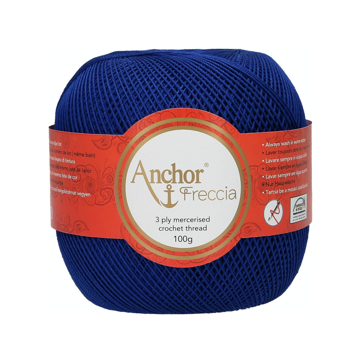 Anchor Freccia 12 Gauge, 100 g, Length: 570 m Crochet Yarn