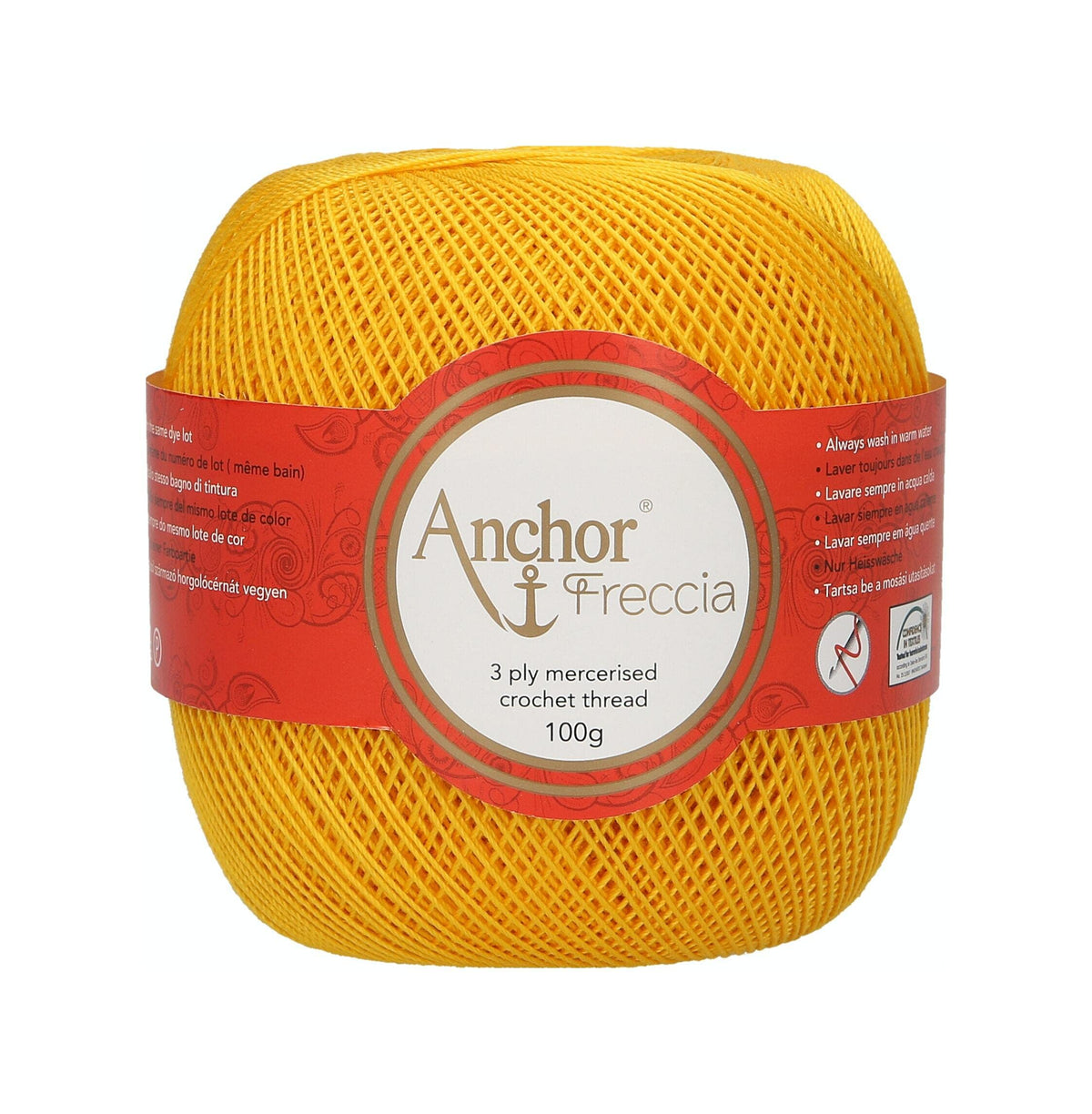 Anchor Freccia 12 Gauge, 100 g, Length: 570 m Crochet Yarn