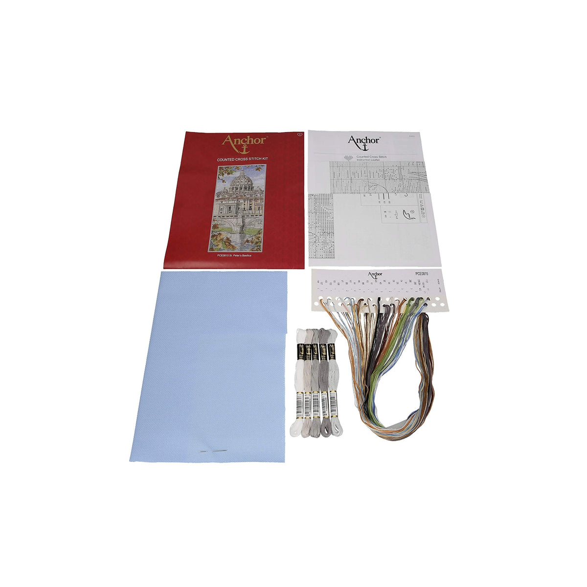 ANCHOR Cross Stitch Kit: St Peters Basilica, Multi, 14 x 32cm