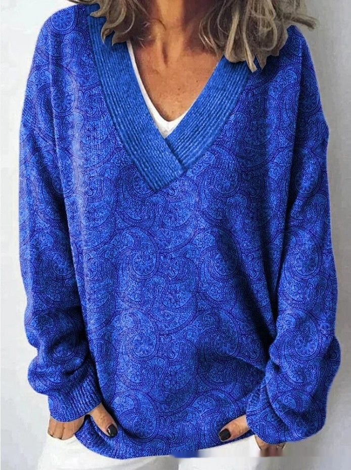 Female 3D Animal Pattern Printing Casual Sweatshirt