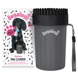 Bugalugs Paw Cleaner Black MEDIUM - Case of 4
