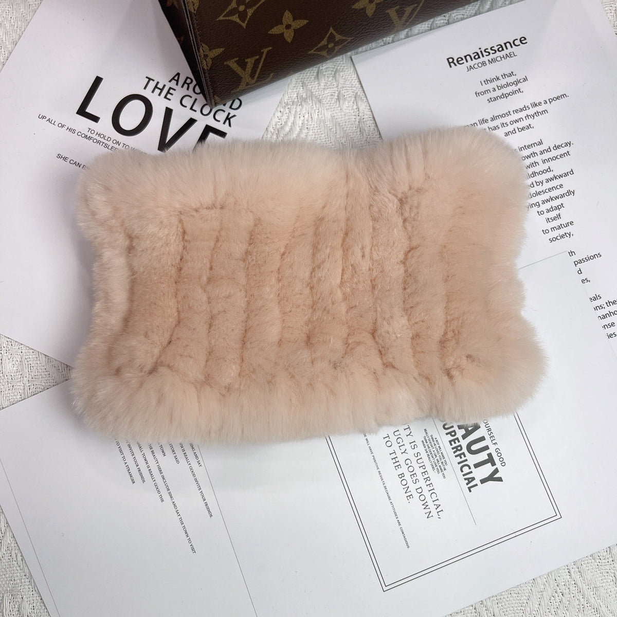 Women's Versatile Fur Snood Warm Scarf