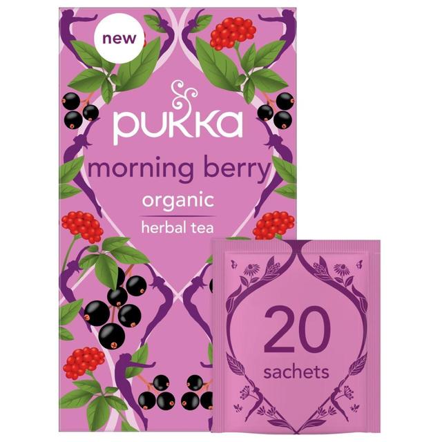 4 x Pukka 20 Morning Berry Kräuterteebeutel 34G