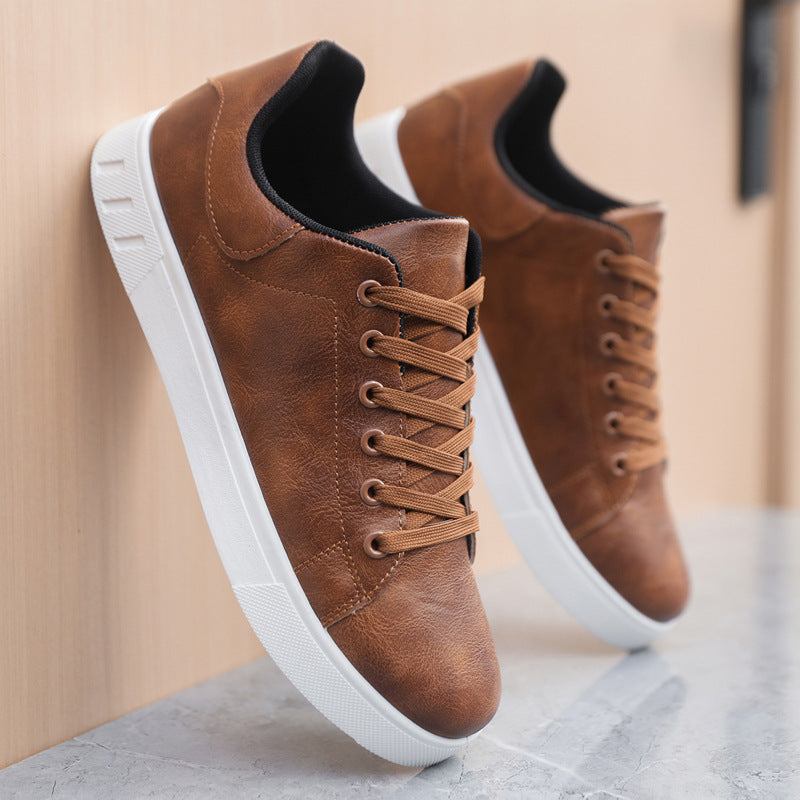 Lace-up Flat Shoes Men's Fashion Casual Shoes
