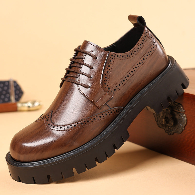 Autumn Mens Shoes Vintage Work Boots