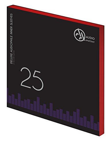 Audio Anatomy 25x Red LP 12 Inch Inner Sleeves