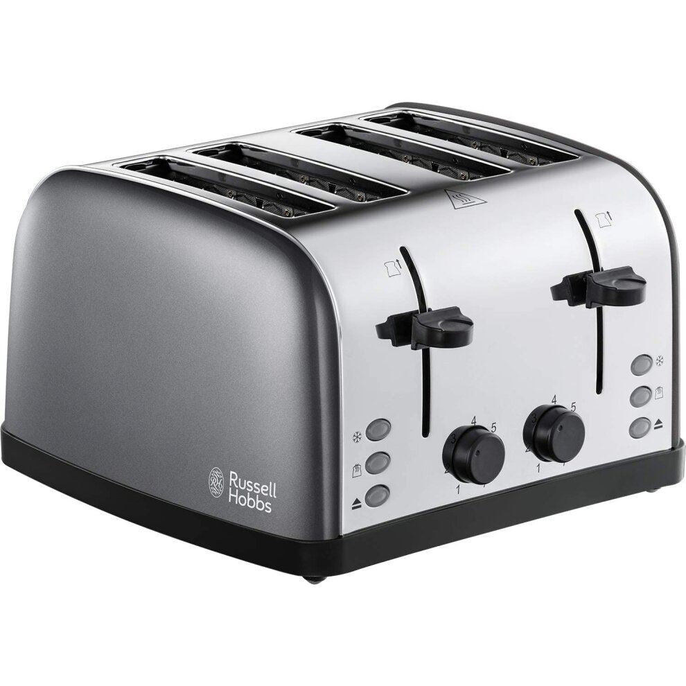 Russell Hobbs Grey Stainless Steel Toaster