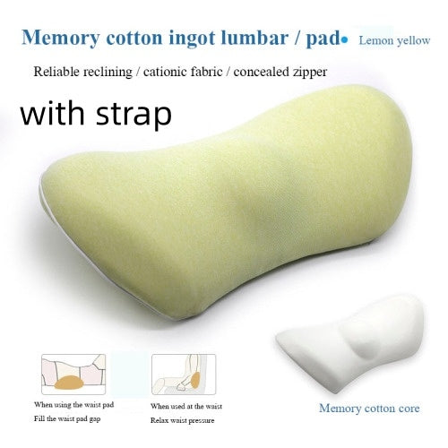 Lumbar Support Pillow For Side Sleepers Pregnancy Relieve Hip Coccyx Sciatica Pain Machine Chair Back Cushion Waist Car Seat