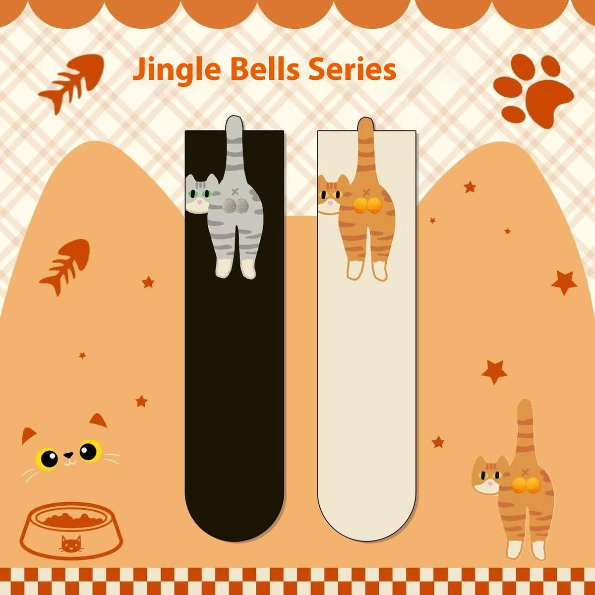 Cute Cat Socks With Balls Summer Breathable Soft Cotton Socks Funny Cotton Sock Middle Tube Girl Women Novelty Sport Socks