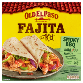 6 x Old El Paso Smoky BBQ Fajita Kit 500g