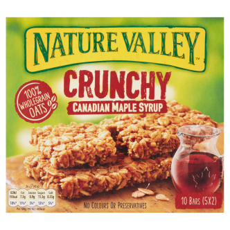 5 x Nature Valley Crunchy Canadian Maple Syrup 5er-Packung 210 g