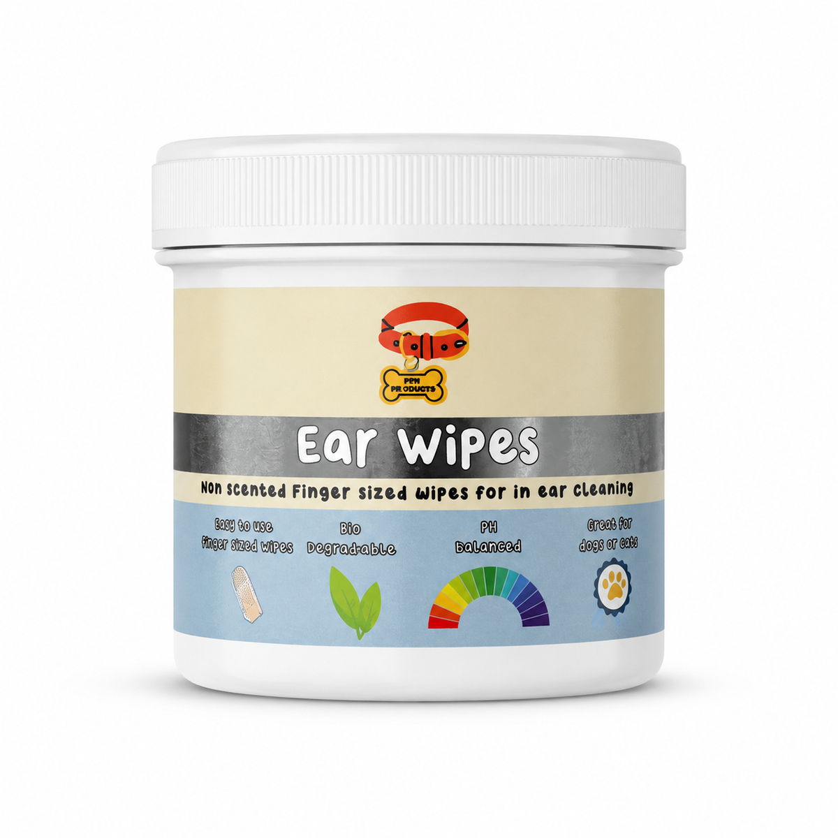 Ear Wipes - non scented  finger sized