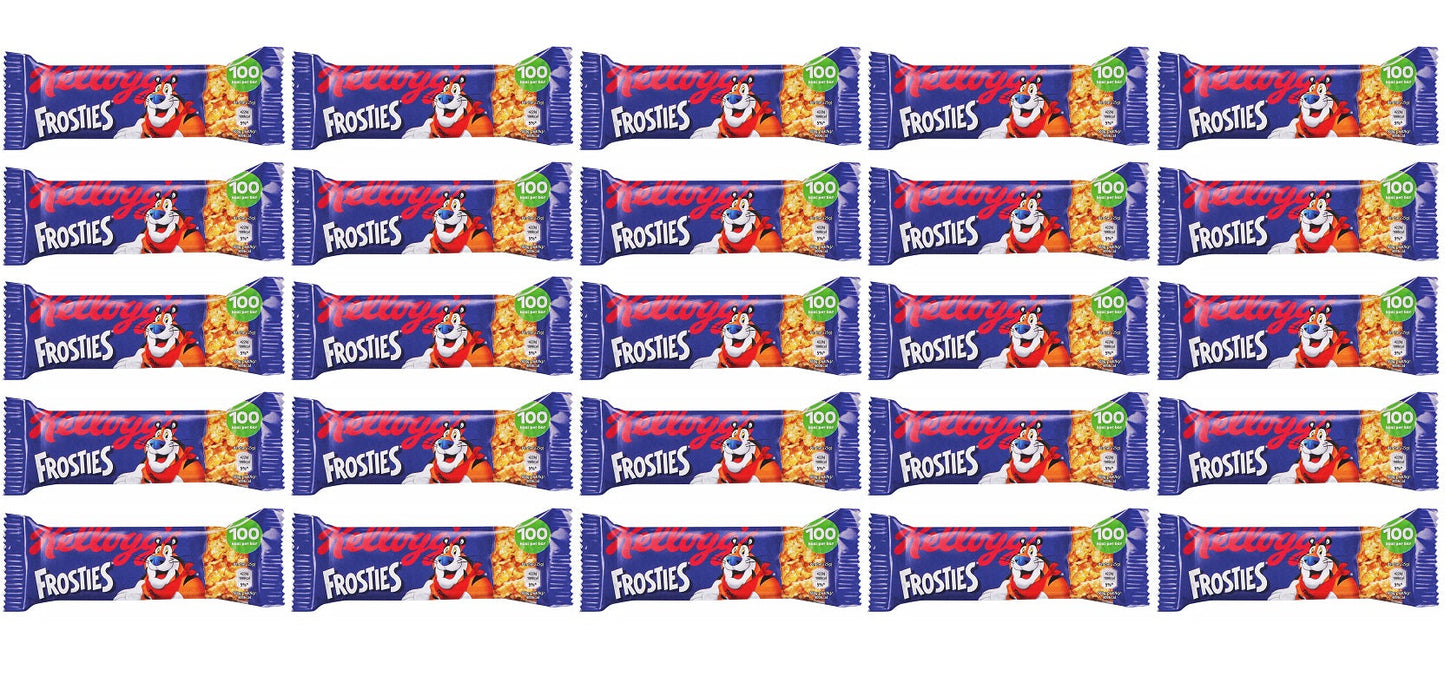 Kellogg's Frosties Cereal & Milk Bars | 25 x 25g | Bulk Pack