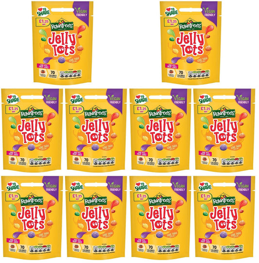 10 x Bolsas Rowntrees Jellytots - 120G