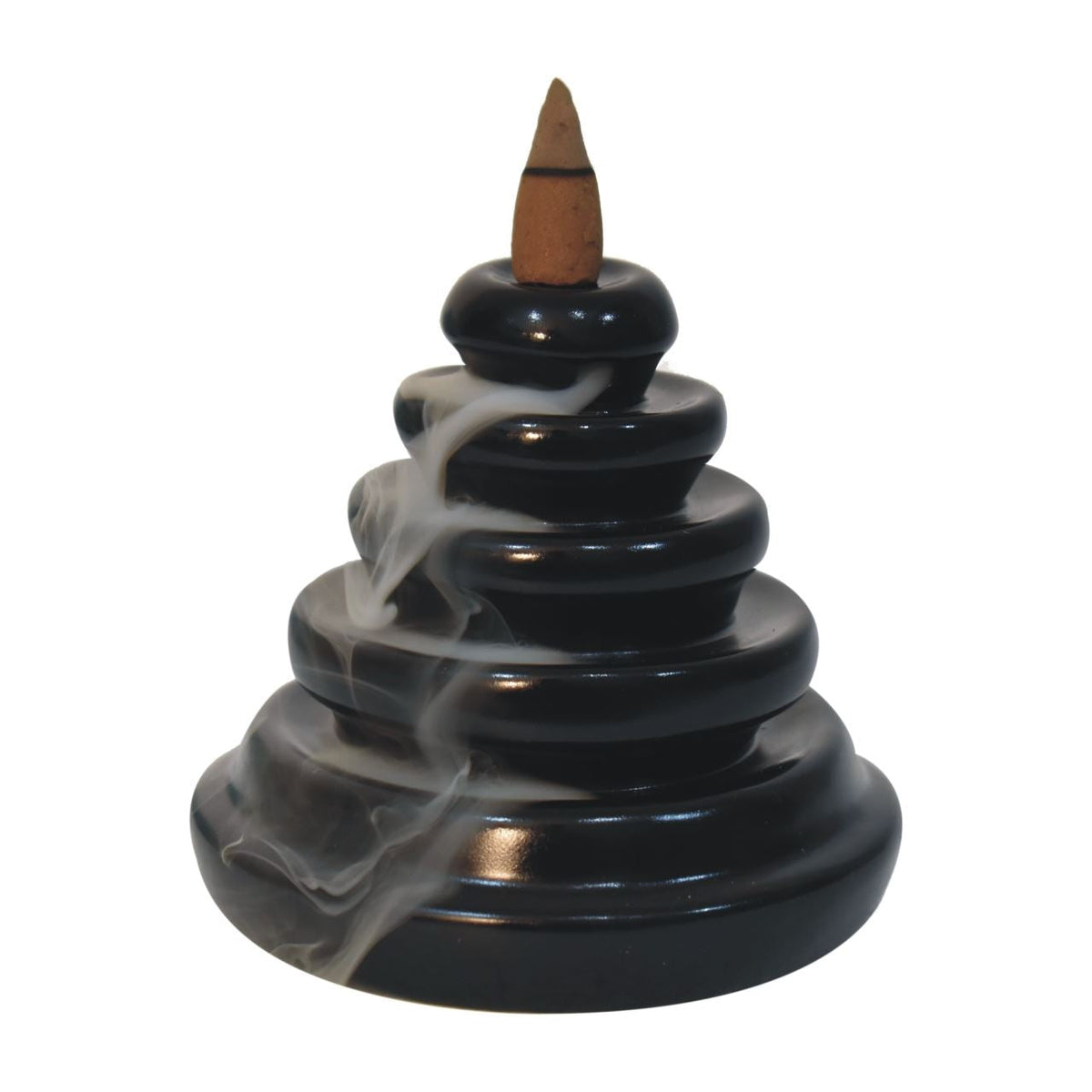 Artisan Waterfall Back Flow Burner Fountain Set - Cone Fragrances: Rose, Lavender, Jasmine, Tuberose, Incense Fragrances: Amber, Lavender, Oudh & Woods